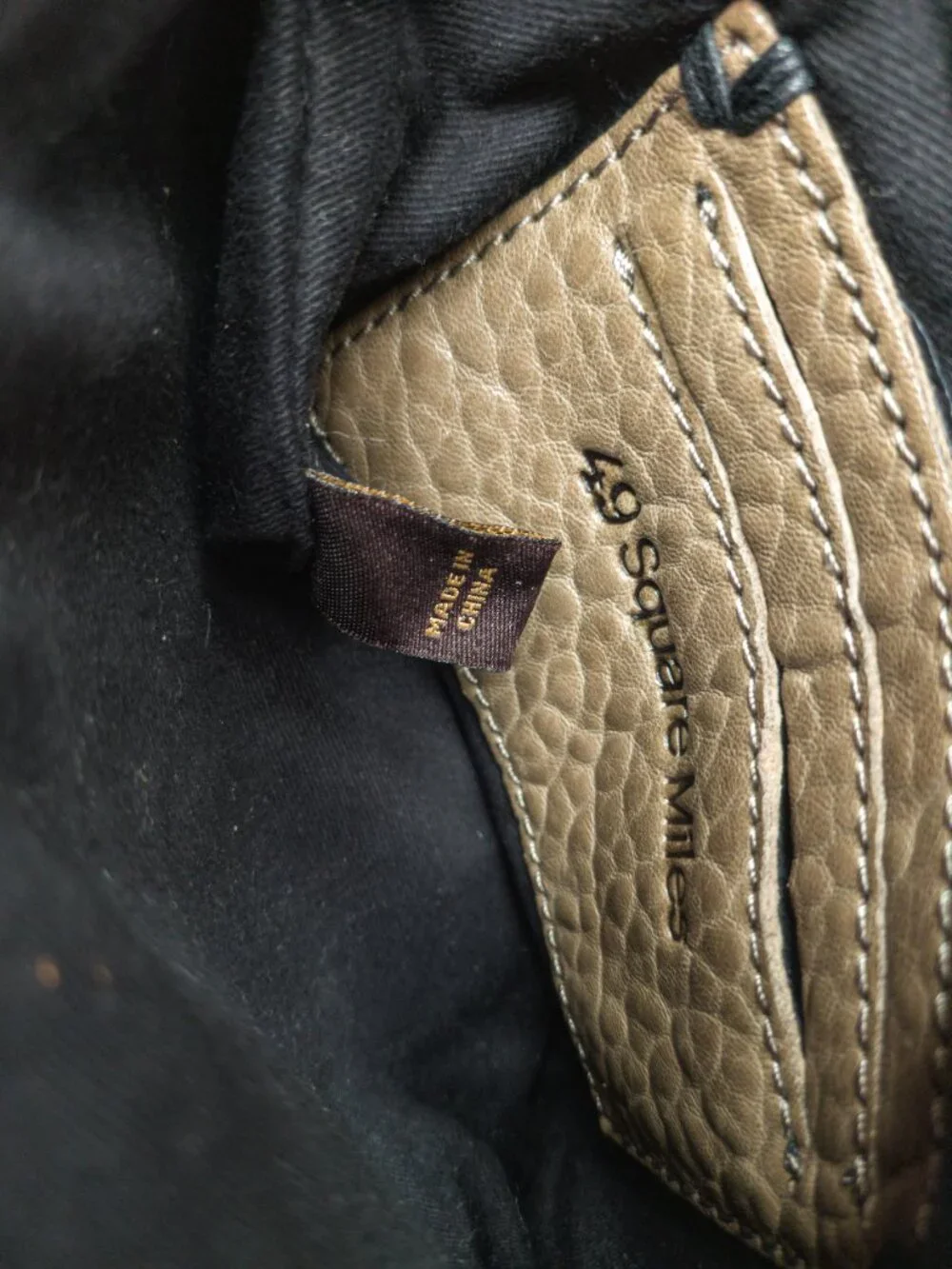 49 Square Miles Leather & Hair-On-Hide Crossbody, Dual-Pocket Design